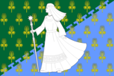 Старуха Лоухи — хозяйка Похъёлы (герб Лоухи)