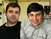 Константин Новосёлов и Андрей Гейм - нобелевские лауреаты по физике, изобретатели графена; Новосёлов - самый молодой ныне живущий нобелевский лауреат, Гейм - нобелевский и шнобелевский лауреат