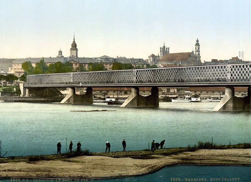 Файл:Александровский мост в Варшаве (1890–1900).jpg