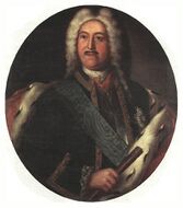 Михаил Голицын Старший — генерал-фельдмаршал, сыграл ключевую роль во взятии Орешка (Нотебурга, 1702); не являясь моряком, одержал во главе армейского галерного флота морскую победу при Гренгаме (1720), завершившую Северную войну (1700–1721); глава Военной коллегии при Петре II (1728–1730)