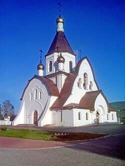 Храм иконы Божией Матери «Всецарица» при Успенском монастыре, Красноярск (2015)[25]