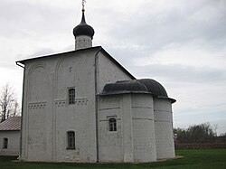 Белокаменный Борисоглебский собор в Кидекше