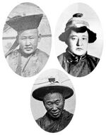 Комбу-Доржу, Буян-Бадыргы и Лобсан Чамзы — тувинские нойоны (князья) и буддийский лама, инициаторы перехода Урянхайского края (ныне Республика Тыва) из-под власти Империи Цин под протекторат Российской Империи (1914, фактическое присоединение Тывы к России)