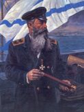 Степан Макаров - изобретатель, провел первую в истории успешную торпедную атаку в ходе войны с Турцией 1877-1888 гг., строитель первого полярного ледокола