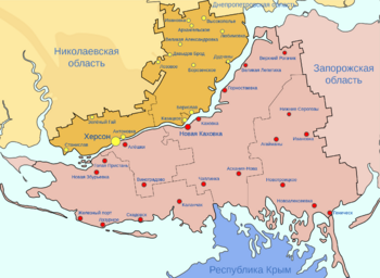 Карта Голой Пристани подробная — улицы, номера домов