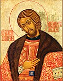Александр Невский - победил шведов на Неве и немцев в Ледовом побоище, святой покровитель Руси и православного воинства