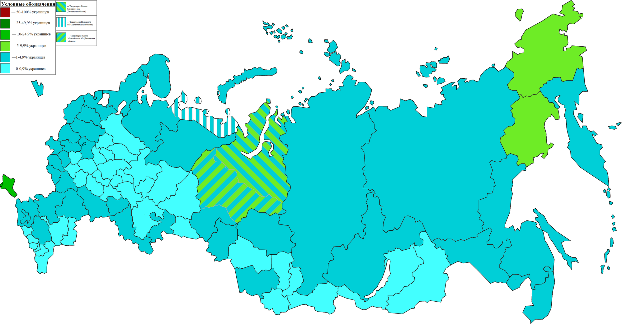 Карта россии с национальностями