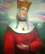 Мария Шварновна — жена Всеволода Большое Гнездо, мать 12 детей (из них 4 великих князя), меценат, основала Успенский Княгинин монастырь (усыпальницу владимирских княгинь); святая