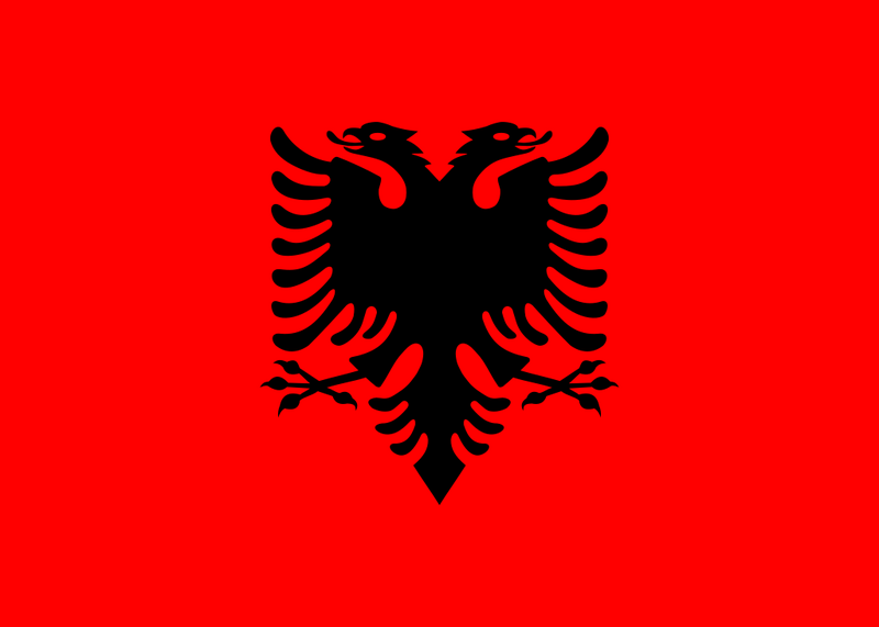 Файл:Флаг Албании.png