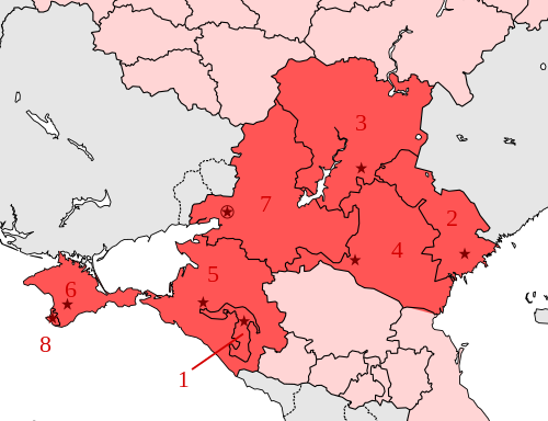 Southern Federal District (numbered).svg
