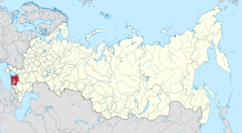Файл:Краснодарский край на карте России.png