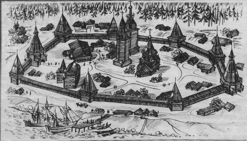 Файл:Архангельск в 1613 году (реконструкция по карте Геритса Гесселя).jpg