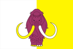 Мамонт на флаге Усть-Я́нского улу́са (райо́на)