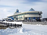 Речной порт и автовокзал Ханты-Мансийска