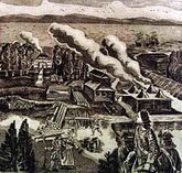 Первые крупные заводы на Урале и в Сибири, а также на месте будущих городов Липецка и Петрозаводска