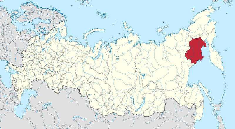 Файл:Магаданская область на карте России.png