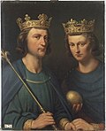 Charles Auguste Guillaume Henri François Louis de Steuben - Louis III (vers 863-882) et Carloman (vers 866-884).jpg