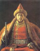 Абулхаир-хан — казахский султан, правитель казахского Младшего жуза (Западный Казахстан), принял российское подданство (1731), в результате чего началось вхождение Казахстана в состав России; согласно легендам, одержал ряд крупных побед над джунгарами в ходе казахско-джунгарской войны