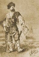 Константин Юрьев — известнейший воевода вятских ушкуйников, в 1471 году совершил успешный поход по рекам Вятке и Волге на ордынскую столицу Сарай