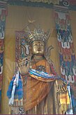Сандаловый Будда — статуя, сделанная по преданию ещё при жизни Будды 2500 лет назад (Эгитуйский дацан)
