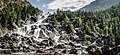 Большой Чульчинский каскадный водопад (водопад Учар, 160 м)