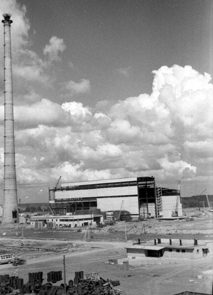 Файл:Строительство Мажейкяйской ТЭЦ (фото, 1979).jpg