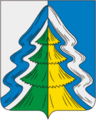 Ель - зелёный символ области, герб и флаг города Нея[5]