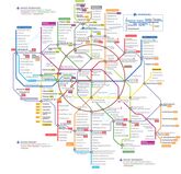 Схема Московского метро — один из визуальных символов Москвы