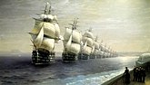 И. К. Айвазовский «Смотр Черноморского флота в 1849 году» (1886)