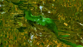 Кумо-Манычская впадина (место древнего пролива между Чёрным и Каспийским морями)