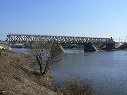 Тверской железнодорожный мост через Волгу