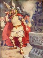 Олаф I Трюггвассон — полководец Владимира I, герой войны с Польшей за Червенские города (первая русско-польская война 981 г.); впоследствии король и креститель Норвегии (а также Исландии и Гренландии), основатель Тронхейма (первой норвежской столицы)