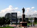 Памятник Александру III и ферма моста в Новосибирске.jpg