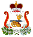 Пушка и птица Гамаюн — герб и флаг Смоленской области