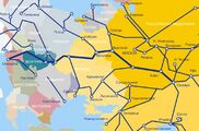 Нефтепровод "Дружба": самая крупная в мире система магистральных нефтепроводов [15]. Фактически, питает всю западную оконечность Европейского континента, при желании, может быть расширена до любых масштабов. Согласно Википедии, общая длина на данный момент составляет 8900 км.