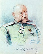 Николай Юденич — командующий Кавказской армией в Первой мировой войне; одержал ряд крупных побед над турками и взял под контроль Западную Армению