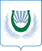 Подкова (полукольцо гор) и ветви серебристой (голубой) ели[50] — герб и флаг Нальчика