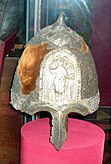 Шлем Ярослава Всеволодовича (XII-XIII вв., найден под Юрьевом-Польским, ныне в Оружейной палате)