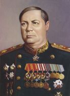 Фёдор Толбухин — в годы ВОВ командующий 4-м и 3-м Украинскими фронтами, освобождал Молдавию, Румынию, Болгарию и Югославию, взял Вену