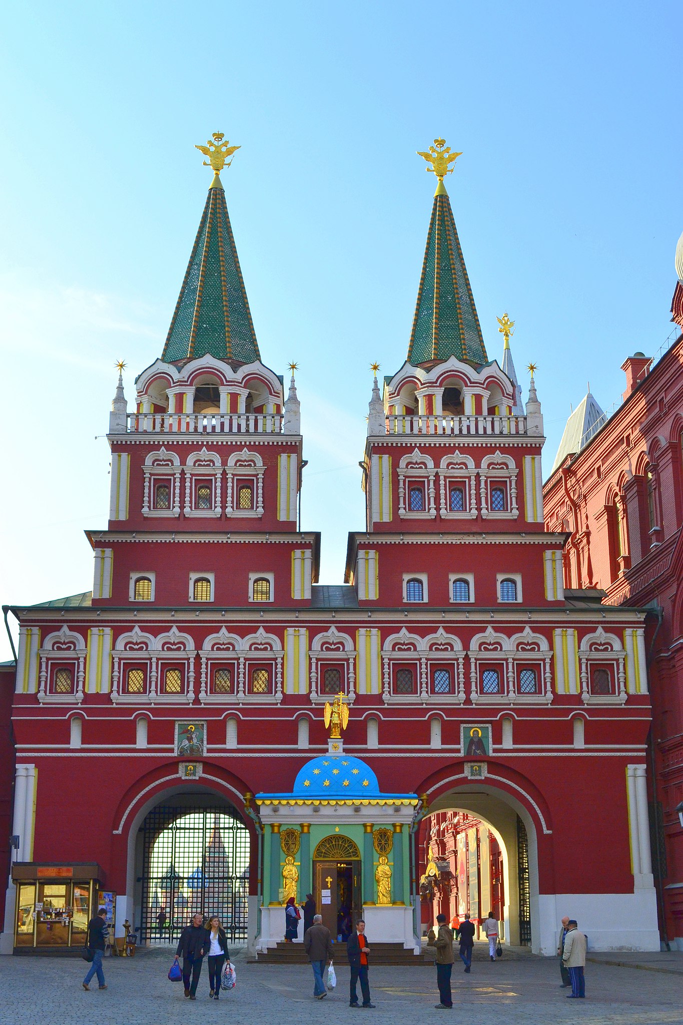 иверские ворота на красной площади