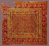 Пазырыкский ковёр - старейший ворсовый ковёр в мире (V-IV вв. до н.э.)