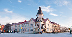 Деревянное здание Главпочтамта в Нарьян-Маре