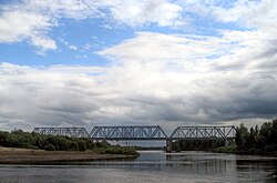 Железнодорожный мост через Ветлугу в Шарье