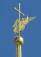 Герман Болос — «шпицный мастер», создал шпиль Главного Адмиралтейства с корабликом-символом Петербурга (1719), шпиль Петропавловского собора с фигурой ангела (1733, 122,5 м – высочайшее здание РИ) и шпили многих других храмов; построил ряд первых постоянных мостов через малые реки Петербурга