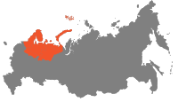Map of Russia - Northern economic region.svg