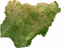 Спутниковый снимок Нигерии