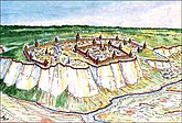 Белгородская крепость – часть Белгородской черты (сохранились отдельные валы)