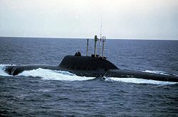 Подводный крейсер неразличимых внешне проектов 705 или 705К