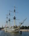 «Благодать» — реплика линейного корабля времён Павла I (1800, стал крупнейшим боевым кораблём в мире в 1805-1814 гг.), Санкт-Петербург (2005)