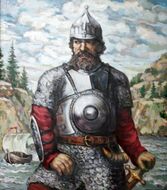 Ермак Тимофеевич — казачий атаман и народный герой, разгромил Сибирское ханство, положив начало присоединению Сибири к России